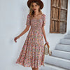 Beach Floral Patchwork Dress